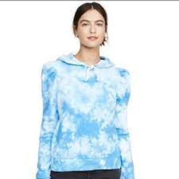 Generation Love Puff Sleeve Tie Dye Sweatshirt Hoodie Size Small - Picture 1 of 10